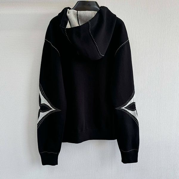 【 ルイヴィトン 】グラフィックインターシャジップコットンフーディ 偽物 1AFXKU